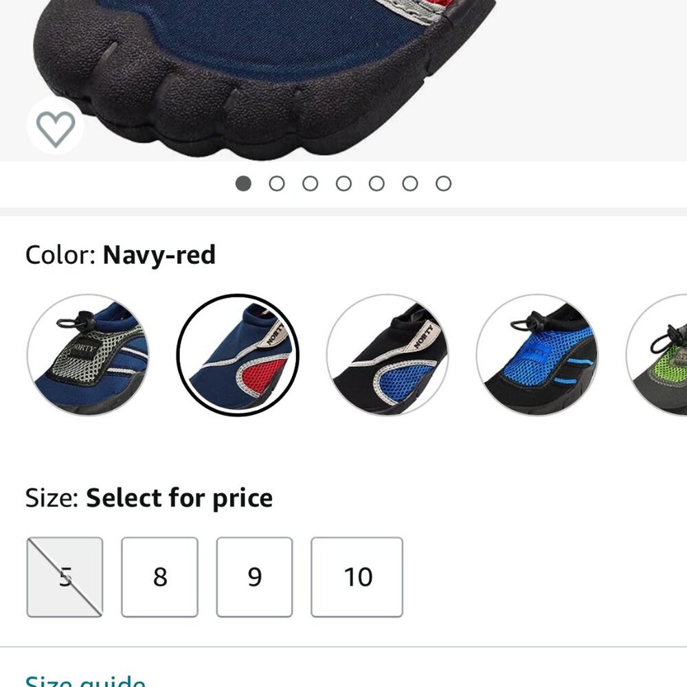 NWT Mens Norty water shoes sz 11